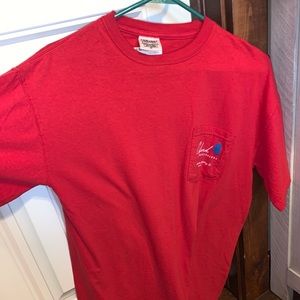 Brand new red comfort colors t shirt